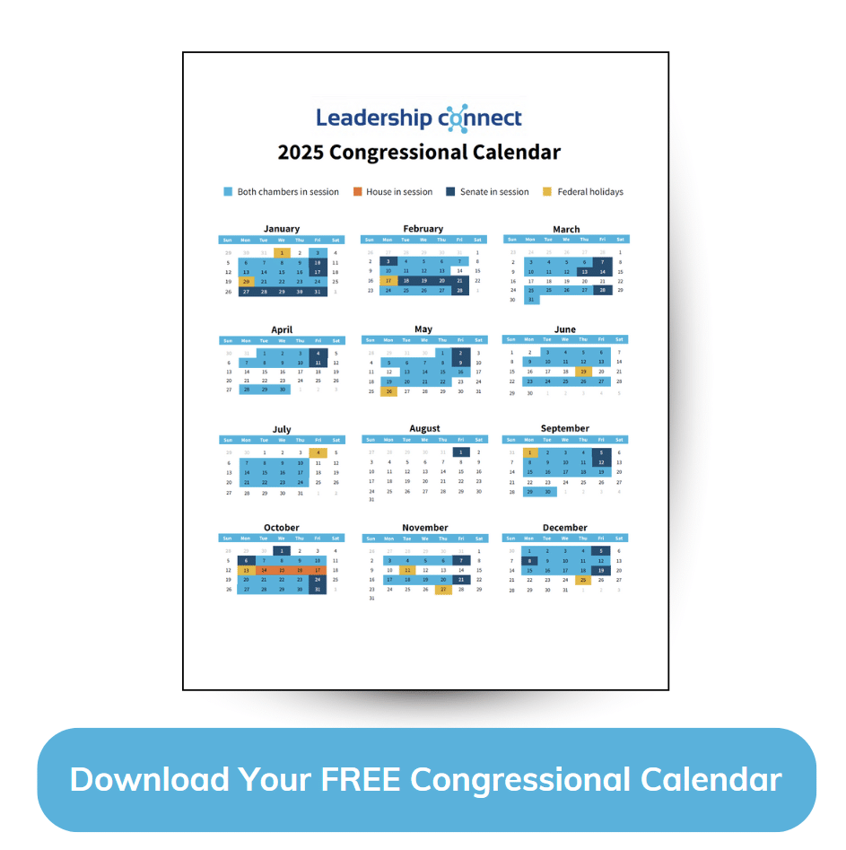 Congressional Calendar | Leadership Connect